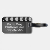Bagagelabels voor Movie Clapboard (Achterkant horizontaal)