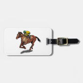 Bagagelabels voor paardenrennen (Voorkant horizontaal)