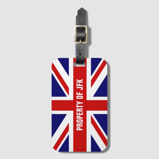 Bagagelabels voor reizen onder vlag van Unievisser (Voorkant (verticaal))