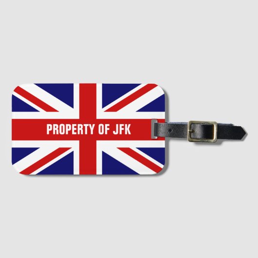 Bagagelabels voor reizen onder vlag van Unievisser (Voorkant (horizontaal))