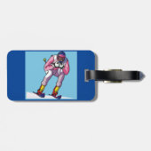 Bagagelabels voor skiën (Achterkant horizontaal)