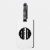 Bagagelabels voor zakelijke reizen (Achterkant verticaal)