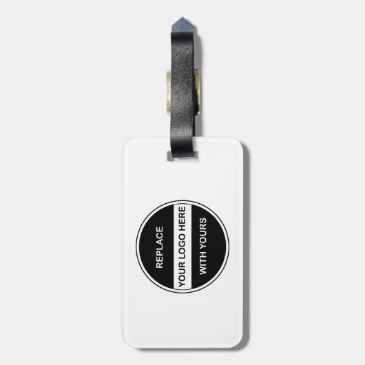 Bagagelabels voor zakelijke reizen (Achterkant verticaal)