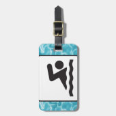 Bagagelabels voor zwemontwerp (Voorkant verticaal)