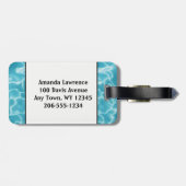 Bagagelabels voor zwemontwerp (Achterkant horizontaal)