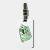 Bagagelabels wasmand (Voorkant verticaal)