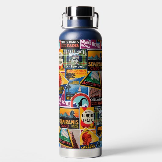 bagagelabels Waterflesje Waterfles (Achterkant)