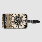 Bagagelabels: Zonnebloem Safari Bagagelabel (Voorkant (horizontaal))