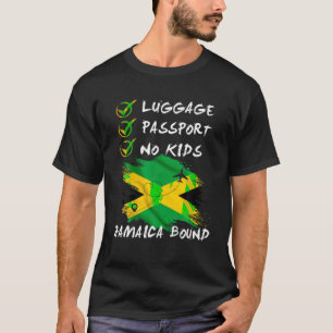 Bagagepaspoort Geen Kinder Jamaica Reisvakantie O T-shirt