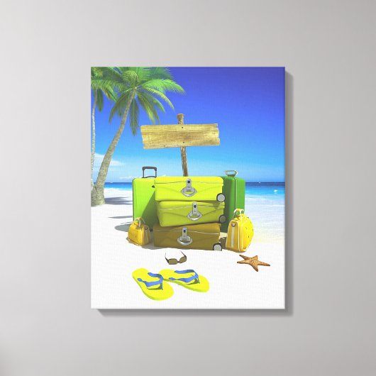Bagagereeks Uitgerekte Canvasdruk Canvas Afdruk (Voorkant)