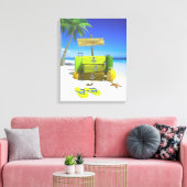 Bagagereeks Uitgerekte Canvasdruk Canvas Afdruk (Insitu (Woonkamer))