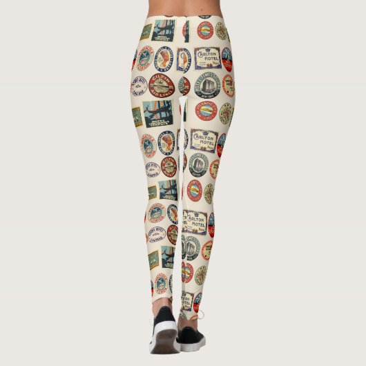 Bagagereistickers Leggings (Achterkant)