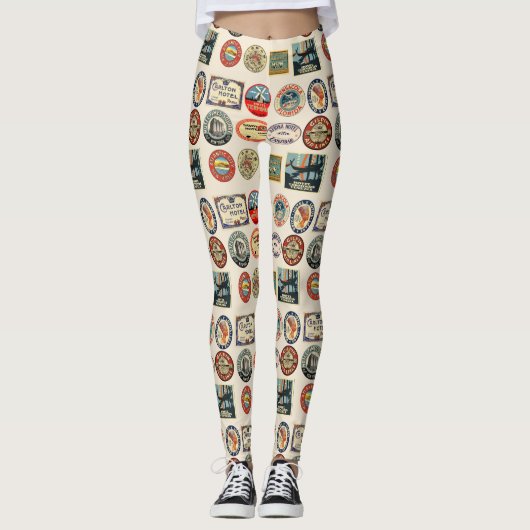 Bagagereistickers Leggings (Voorkant)