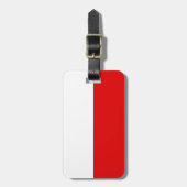 Bagagerek met vlag van Thüringen Bagagelabel (Voorkant verticaal)