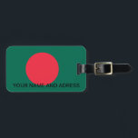 Bagagerekker met vlag van Bangladesh Bagagelabel<br><div class="desc">Laat je liefde voor Bangladesh zien terwijl je reist met onze bagagelabel met de vlag van Bangladesh!</div>