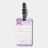 Bagagesticker Bagagelabel (Voorkant verticaal)