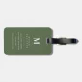Bagagetail met Dieren uit het Bos Bagagelabel (Achterkant horizontaal)