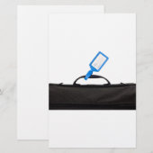 Bagagezak met identificerend label briefpapier (Voorkant / Achterkant)
