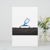 Bagagezak met identificerend label briefpapier (Staand voorkant)