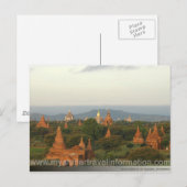 Bagan Monuments Briefkaart (Voorkant / Achterkant)