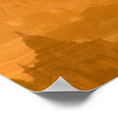 Bagan Myanmar Ballonreizen Poster (Hoek)