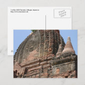 Bagan, Myanmar Briefkaart (Voorkant / Achterkant)