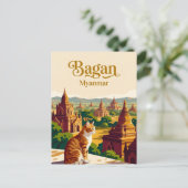Bagan Myanmar Briefkaart (Staand voorkant)