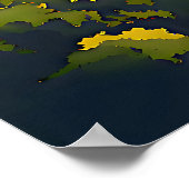 Bagan, Myanmar: Een tijdloos wandtapijt Poster (Hoek)