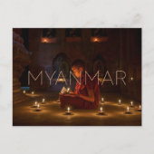 Bagan, Myanmar Reisansichtskarte Briefkaart (Voorkant)