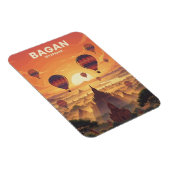 Bagan Myanmar Reizen Magneet (Rechterzijde)