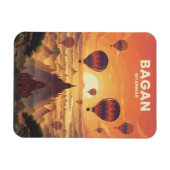 Bagan Myanmar Reizen Magneet (Horizontaal)