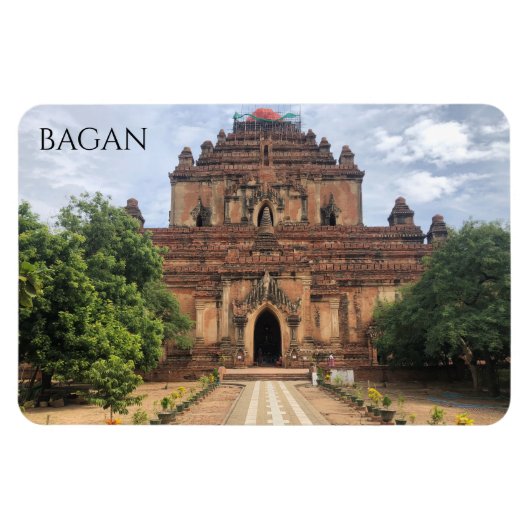 bagan myanmar temples magneet (Horizontaal)
