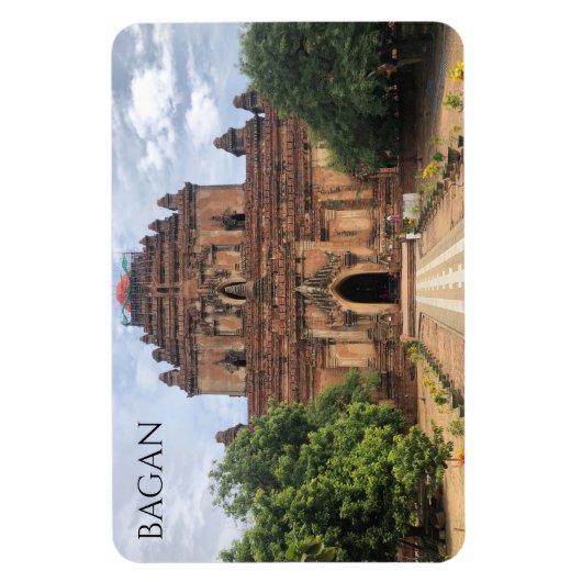 bagan myanmar temples magneet (Verticaal)