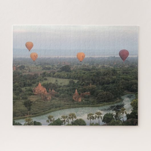 Bagan tempel ballonnen legpuzzel (Horizontaal)