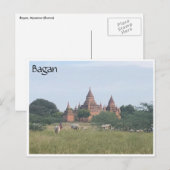 bagan tempel briefkaart (Voorkant / Achterkant)