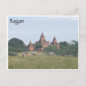 bagan tempel briefkaart (Voorkant)