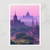 Bagan Tempels Myanmar is de prachtige toeristische Briefkaart (Voorkant)