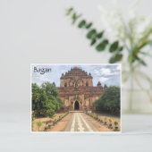 bagan temple myanmar briefkaart (Staand voorkant)