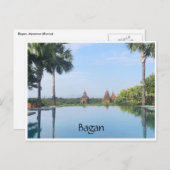 baganpooltempels briefkaart (Voorkant / Achterkant)