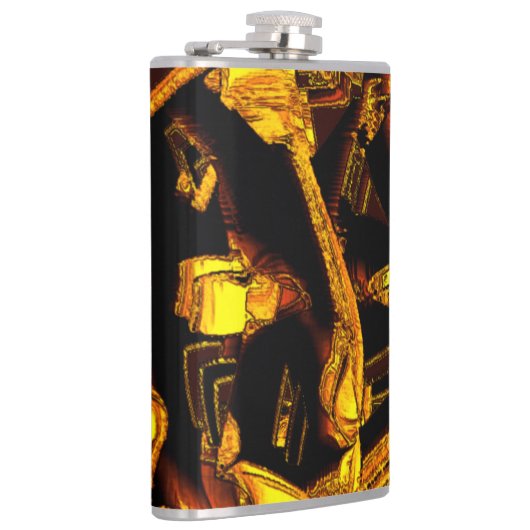 Bagasse of stukken gedehydrateerde tangerineschil heupfles (Rechts)