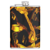 Bagasse of stukken gedehydrateerde tangerineschil heupfles (Voorkant)