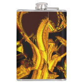 Bagasse of stukken gedehydrateerde tangerineschil heupfles (Achterkant)