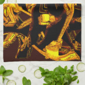 Bagasse of stukken gedehydrateerde tangerineschil theedoek (Gevouwen)