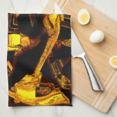 Bagasse of stukken gedehydrateerde tangerineschil theedoek (Quarter Fold)