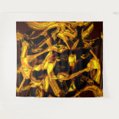 Bagasse of stukken gedehydrateerde tangerineschil wandkleed (Voorkant (horizontaal))