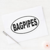 Bagbuizen Ovale Sticker (Envelop)