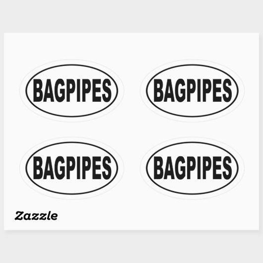 Bagbuizen Ovale Sticker (Vel)