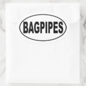 Bagbuizen Ovale Sticker (Tas)