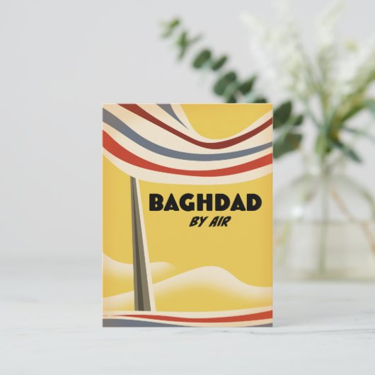 Bagdad door Air Briefkaart (Staand voorkant)