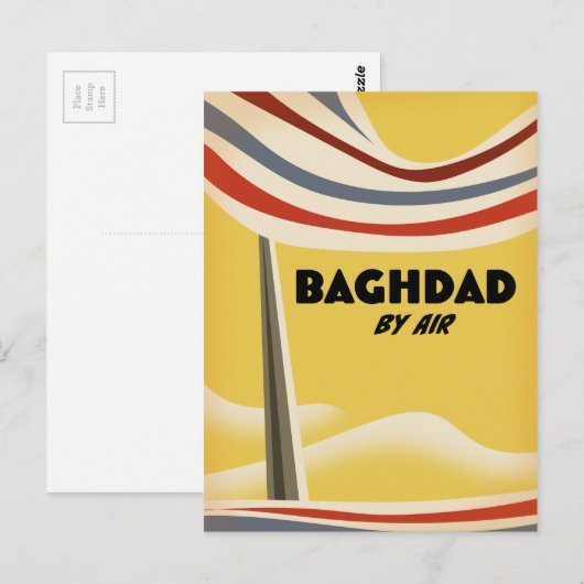 Bagdad door Air Briefkaart (Voorkant / Achterkant)